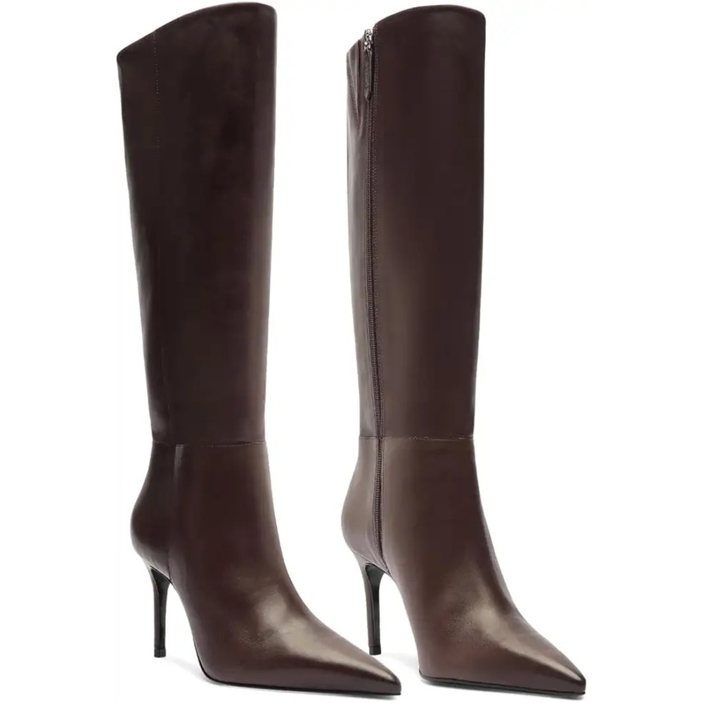 Schultz Brown Heeled Boots